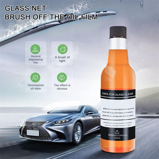 🔥HOT SALE🔥Car Glass Oil Film Stain Removal Cleaner