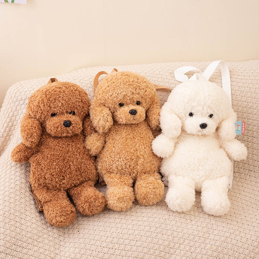 Teddy Puppy Plush Backpack