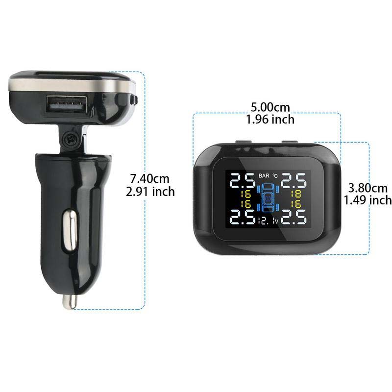 🚗Wireless Tire Pressure Monitoring System (TPMS) for Automobiles