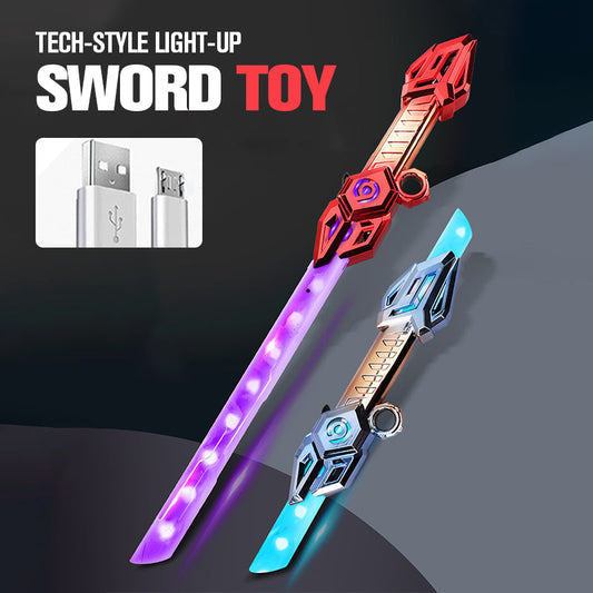 ⚔️2025 Latest Light Knife⚔️Tech-Style Light-Up Sword Toy