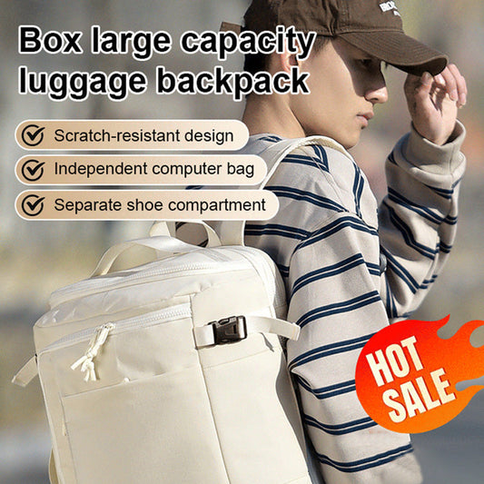⏳Time-limited Special⌛Box-Style Large Capacity Luggage Backpack🎒