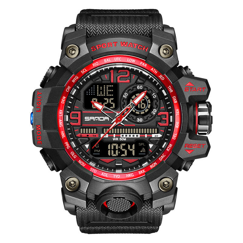 💦100m Waterproof⌚Men's Fashion Multifunctional Waterproof Luminous Watch