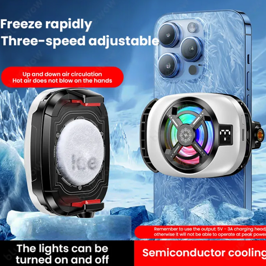 🔥🔥🔥Fast Cooling 3-Speed Adjustable Portable Phone Cooler