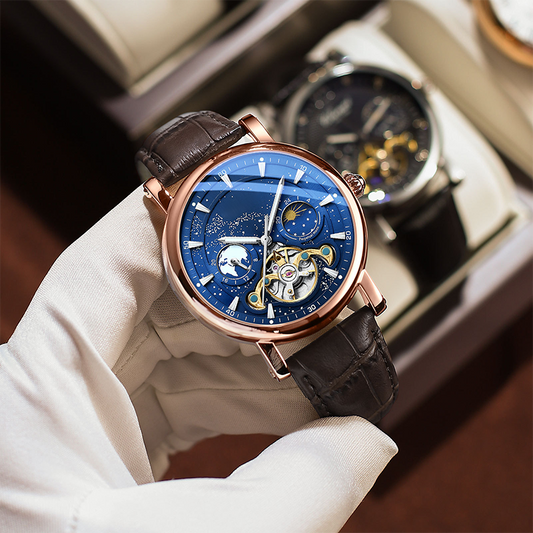 ⌚Men's Luxury Automatic Luminous Starry Sky Watch