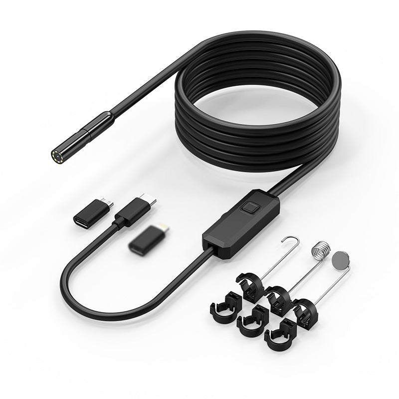 📱🔍 50% OFF! Waterproof HD Endoscope Camera – 200W HD, 8mm probe. Type-C/Micro/Lightning – plug & play with 99% phones. Ideal for tight spaces! 🔌✨