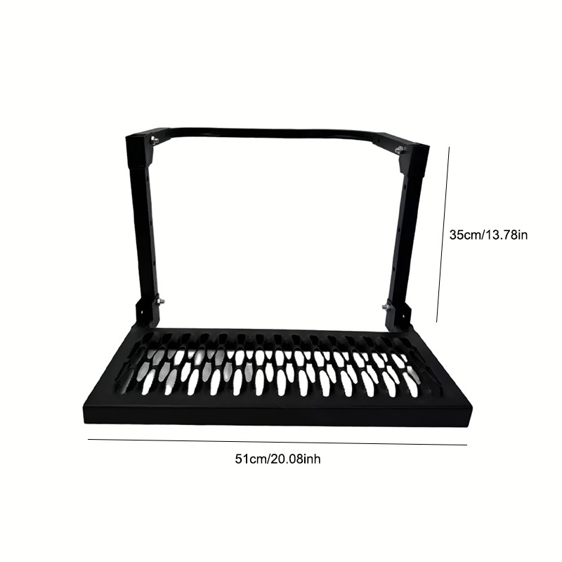 🚗Heavy-Duty Folding Tire Step for Roof Access