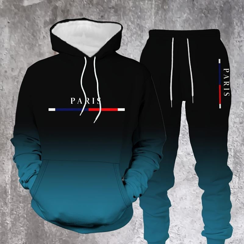 👖New arrival 40% OFF!🧥Men's Gradient Tracksuit Set - Hoodie and Sweatpants