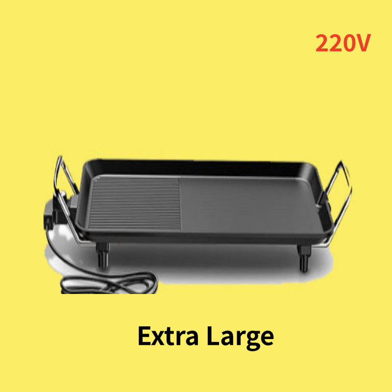 🔥Dual-Zone Electric Griddle with Handle,Extra Large Non-Stick Coating, Available in 3 sizes