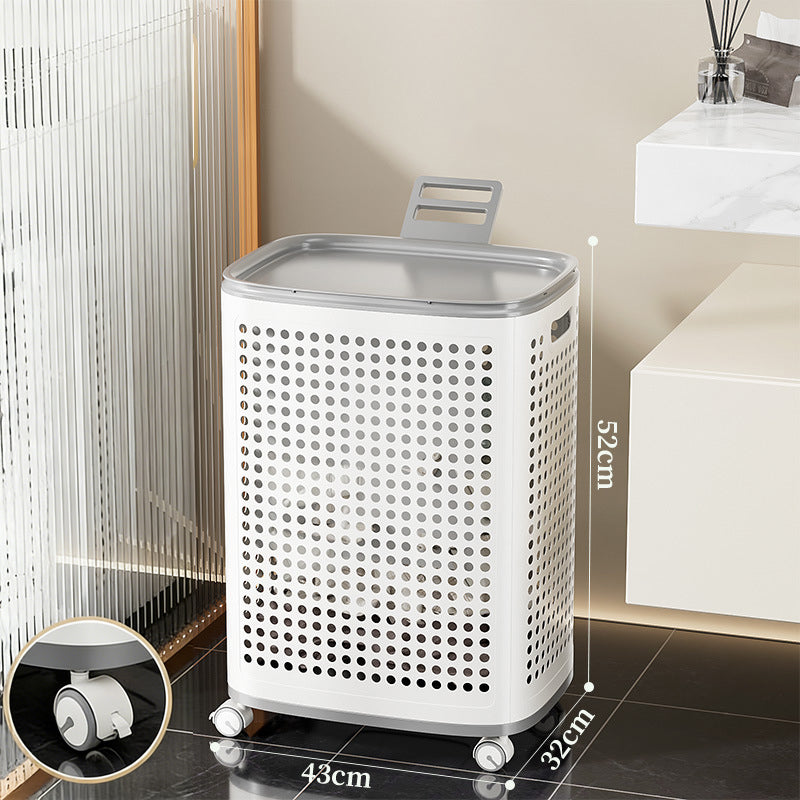💎 50% OFF VENTILATED LAUNDRY BASKET ! 💎 360° Wheels, Concealing Lid & Large Capacity for Family ✨
