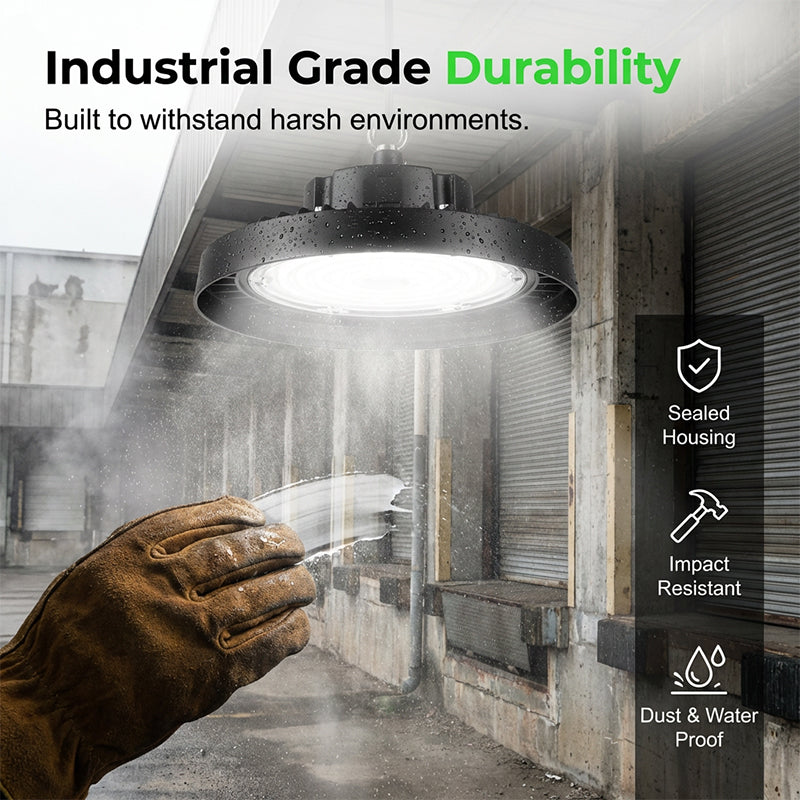 💡 50% OFF NOW! UFO LED High Bay Light – 100W, 160lm/W, 220V, for Industrial, Warehouse & Large Spaces 🏭✨