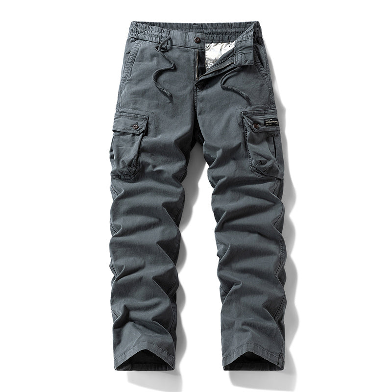 👖 50% OFF & FREE SHIPPING ✈️ Men's Cotton Cargo Tactical Pants – Multi-Pocket, Reinforced Construction & Adjustable Waist 🔧