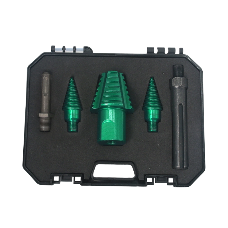 Heavy-Duty Firewood Splitting Drill Bit Set