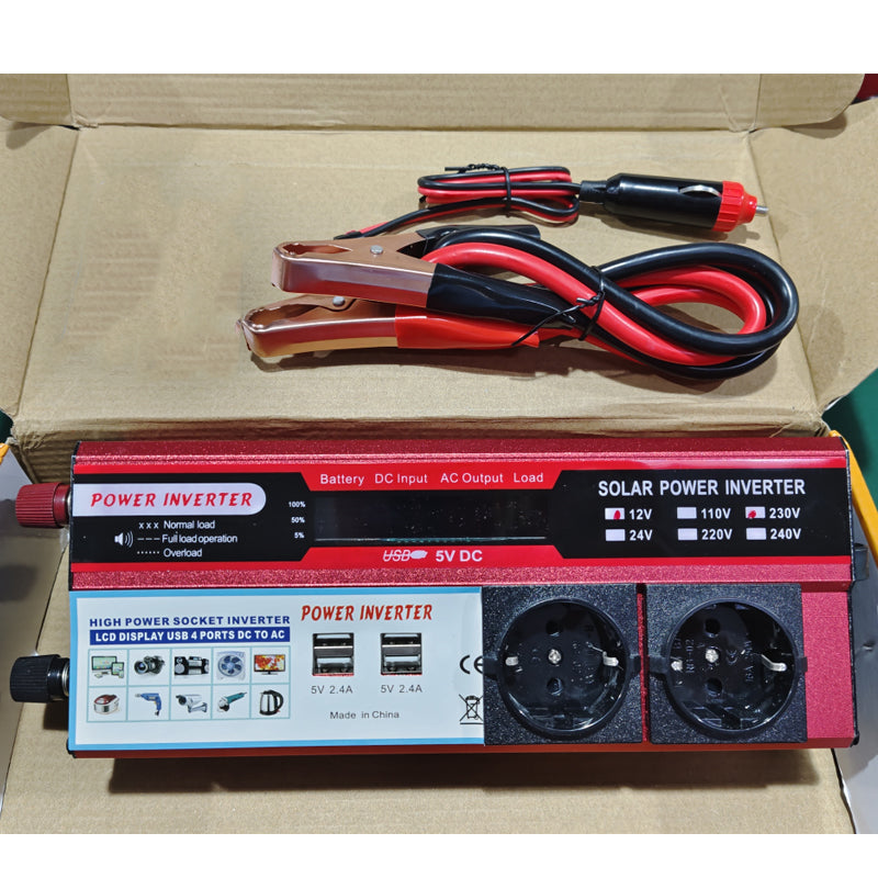 High-Power 12V to 230V Car Power Inverter