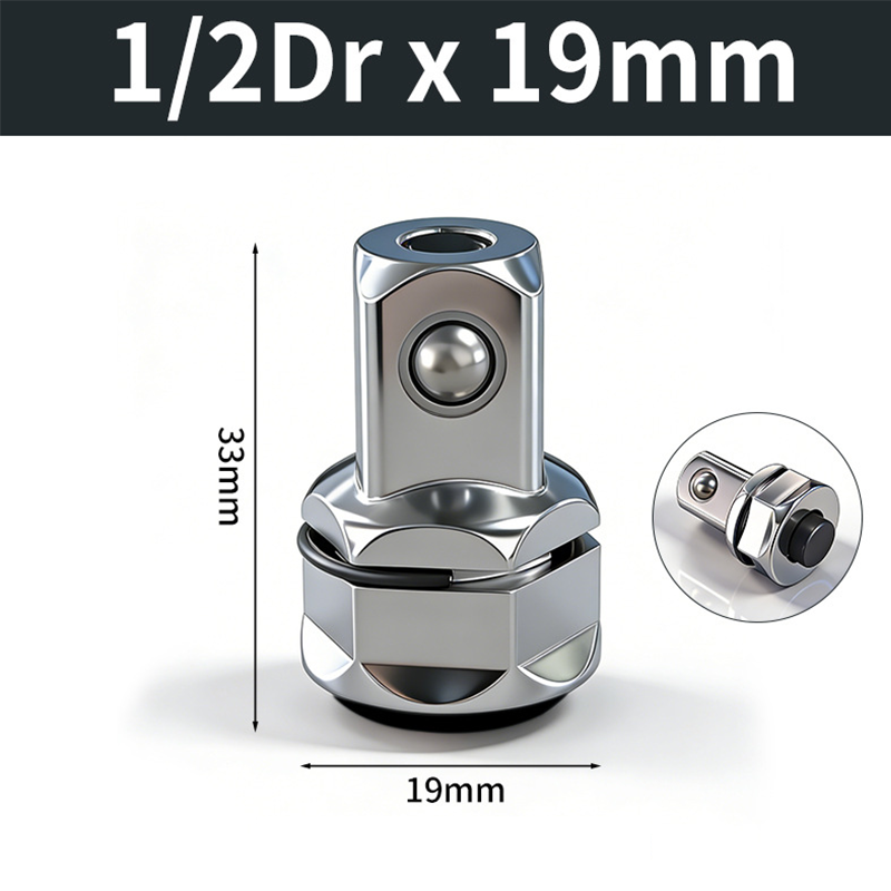 CR-V Steel Ratchet Wrench Adapter Socket Converter Set