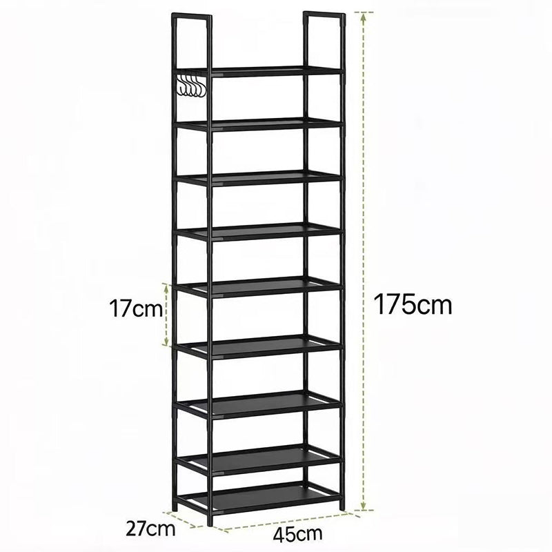 10-Tier Vertical Shoe Rack Organizer