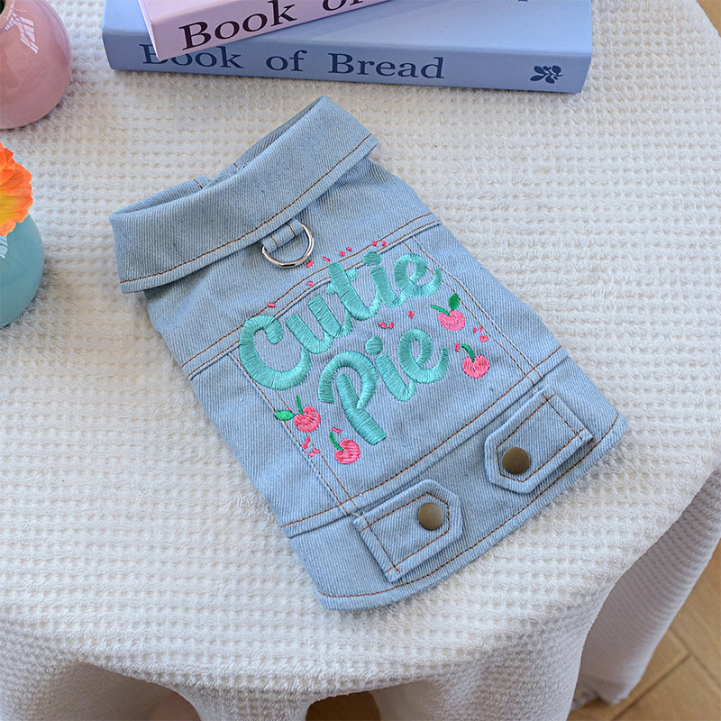 🎉 2026 Sale — Over 28 400 Sold!🔥 Cute Princess Denim Dog Jacket