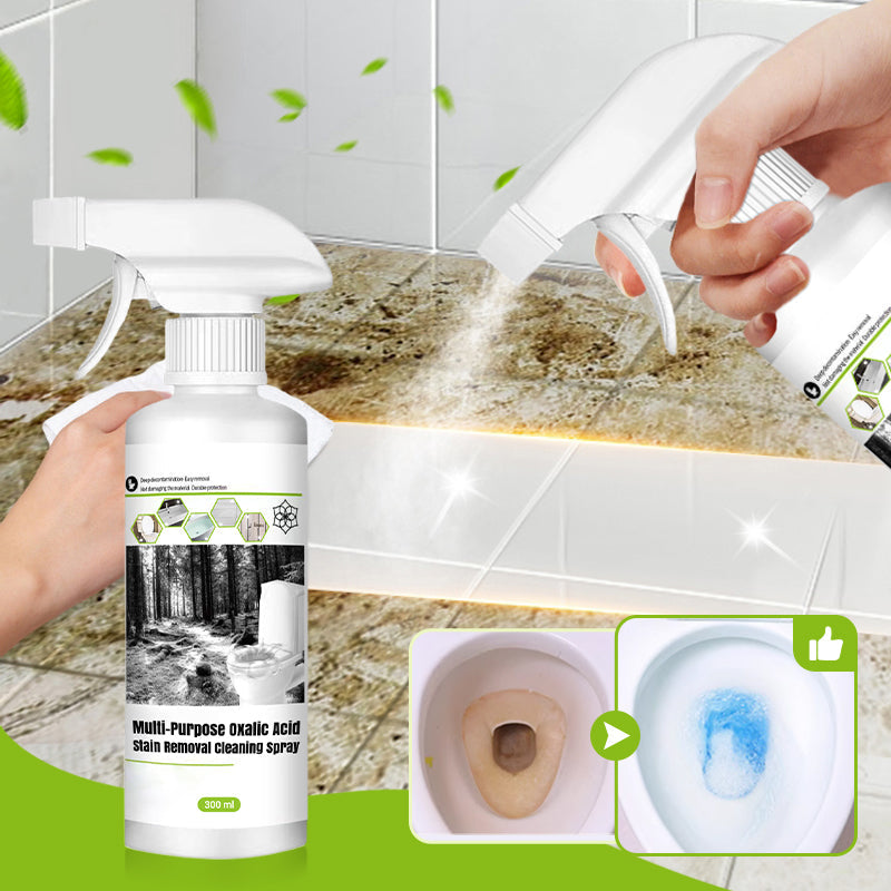 🍃LAST DAY SALE 50% OFF🍃Multi-Purpose Oxalic Acid Stain Removal Cleaning Spray