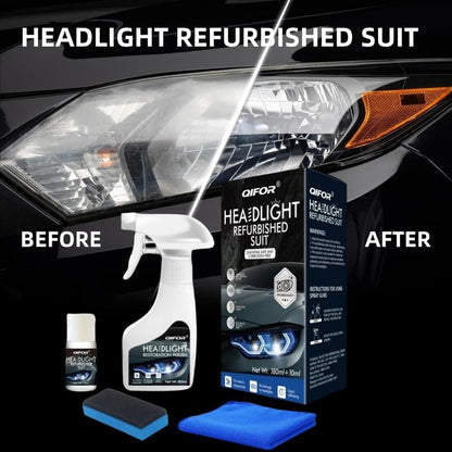 🚗 LIMITED-TIME 50% OFF! ✨ Headlamp Restoration Kit – Clears Haze, Adds UV Coat, 5-10 Min ⏱️
