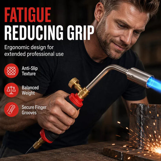 High-Power Gas Torch with Adjustable Flame