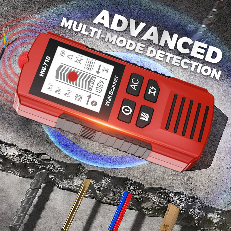 🔍 50% OFF NOW! ⚡ Multifunctional Handheld Metal & Wall Detector – Finds Studs, Pipes & Wires, Easy-to-Read LCD 🔧