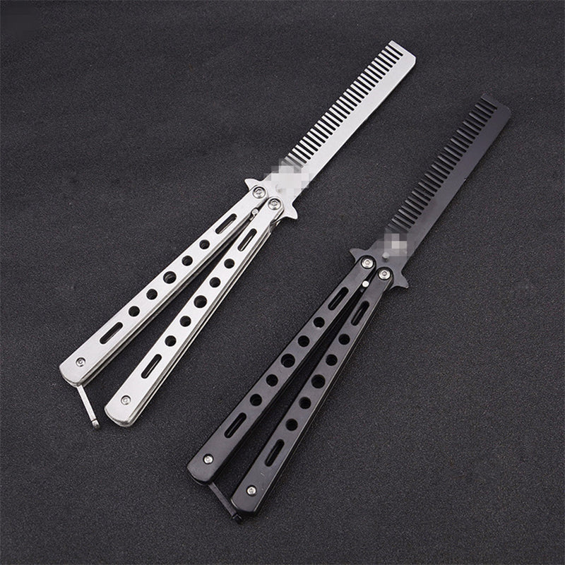 Folding Butterfly Comb for Hair Styling