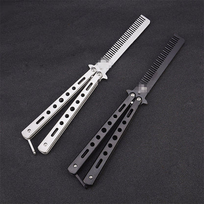 Folding Butterfly Comb for Hair Styling