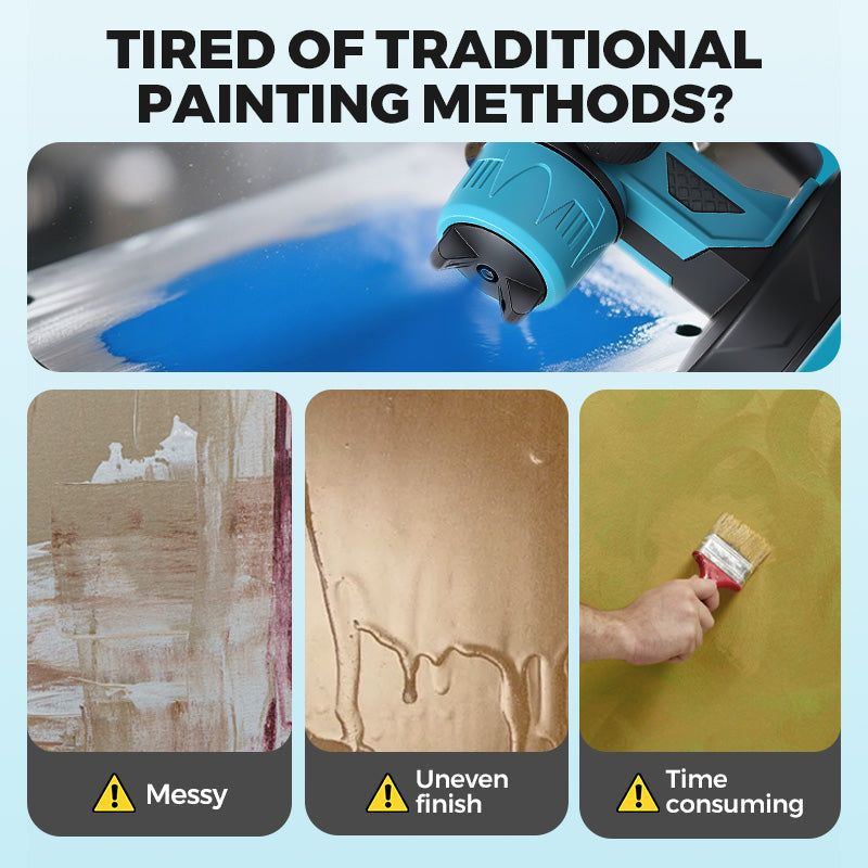 🔥🔥 free shipping! 💥 🎨 Cordless electric paint sprayer – Fast, clean, and efficient