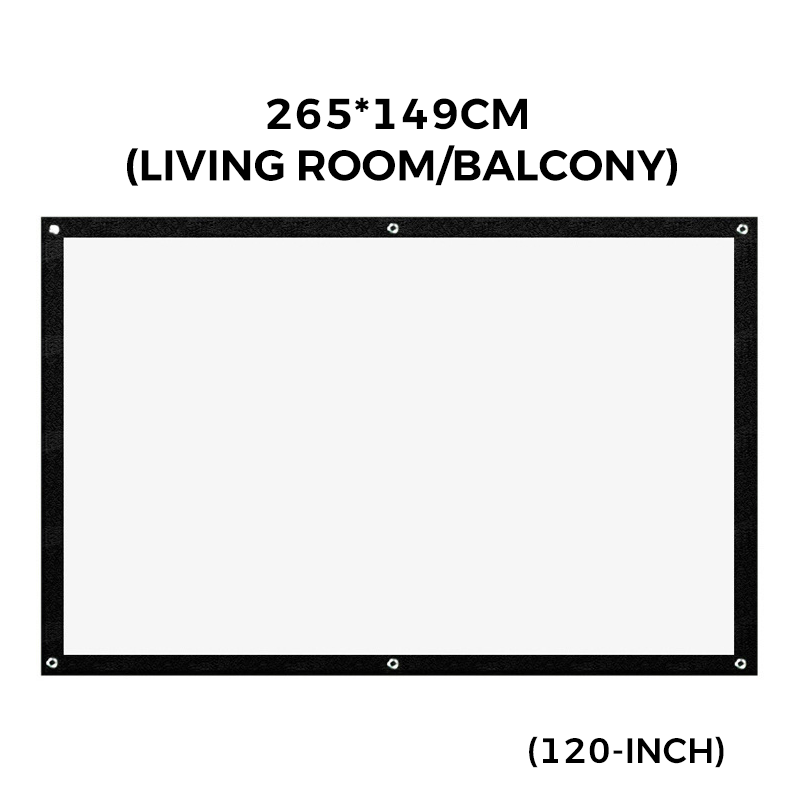 📺 50% OFF NOW! ✨ High Definition Projection Screen - 120-inch Diagonal with Matte White Surface for Crystal Clear Home Cinema Experience 🎬🌟