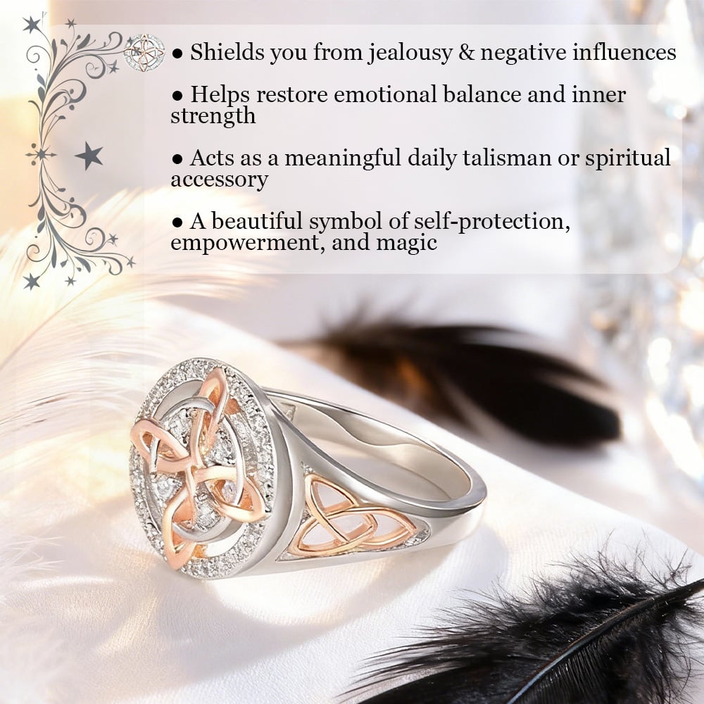💍Handmade Witch's Return-Knot Protection Ring💞Protect Your Loved Ones