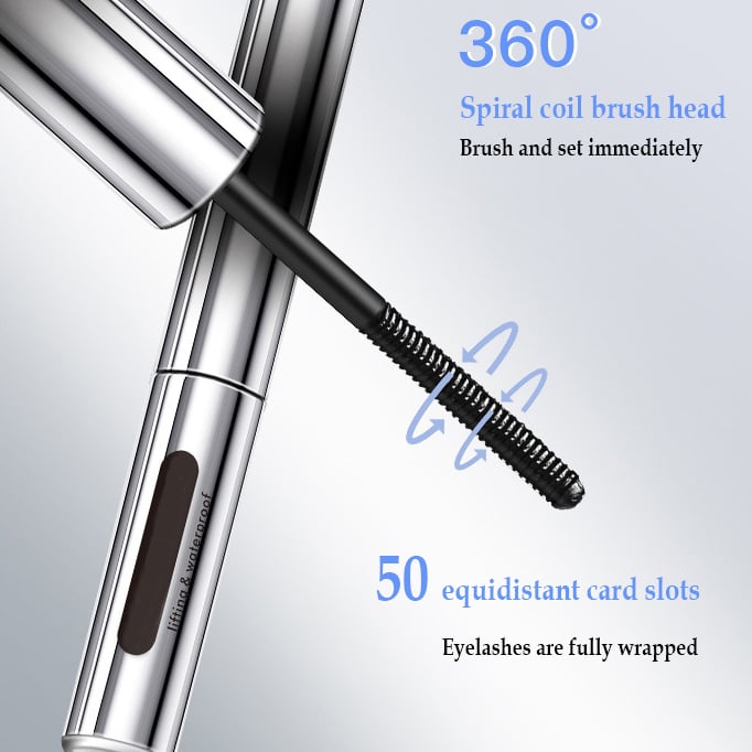 ✨ Iron Wand Mascara ✨ is long and curly without smudging