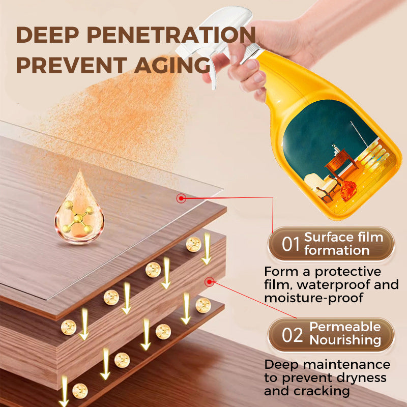 🎉Hot Sale 50% OFF🎉Efficient Wood Clean & Shine Spray