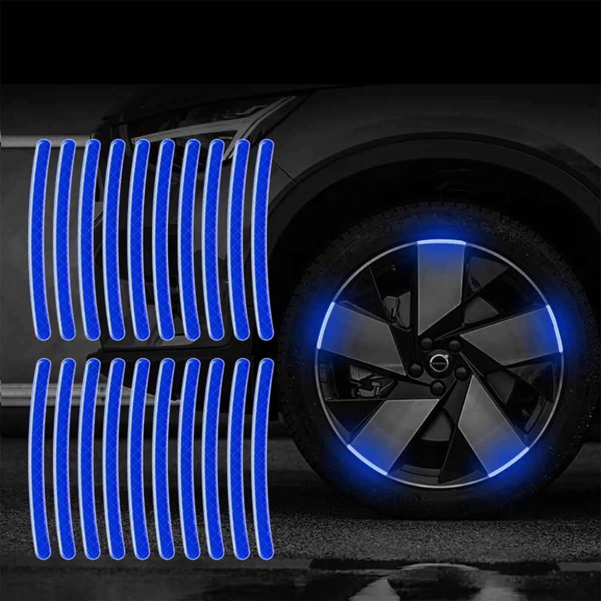 🚗Reflective Car Wheel Rim Stickers