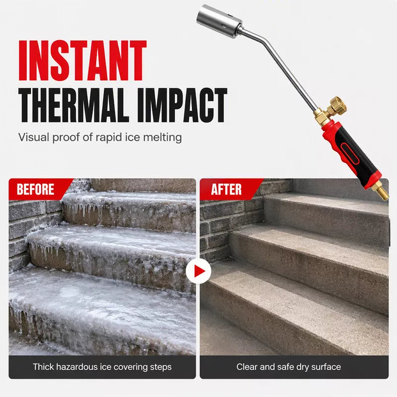 High-Power Gas Torch with Adjustable Flame
