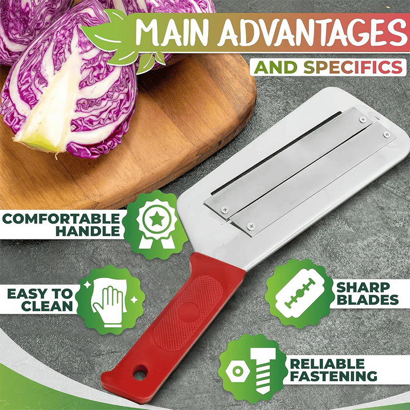 ⚡2025 Hot Sale 50% OFF 🔥🏆Stainless Steel Shredder Knife - Save your cooking time and energy⏳🍳