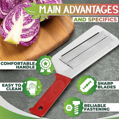 ⚡2025 Hot Sale 50% OFF 🔥🏆Stainless Steel Shredder Knife - Save your cooking time and energy⏳🍳