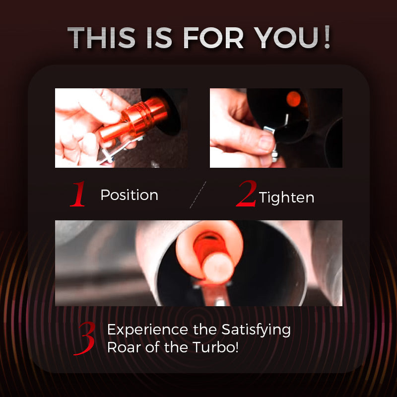 🚗💨 BUY 2 GET 1 FREE! Turbo Sound Simulator Whistle – Instantly Adds Sports Car Roar to Any Vehicle, No Tools Needed 😎🔧