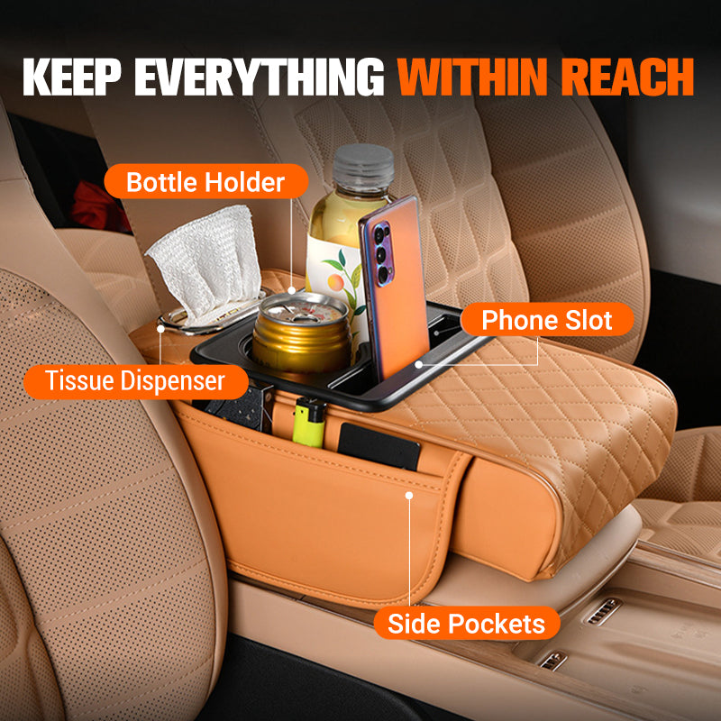 Multifunctional Car Armrest Cushion