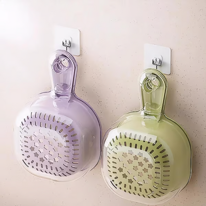 🔥Kitchen Dual-Layer Draining Basket with Handle