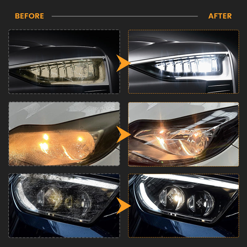180ml Professional Car Headlight Restorer with Sponge