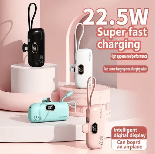 📢📢50% OFF !! ⏰👍5000mAh Mini Portable Charger Power Bank for phone