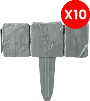 ⏳Time-Limited Special⏰Imitation Stone Garden Fence – Realistic Look, Easy Install & Expandable Design 🌿✨