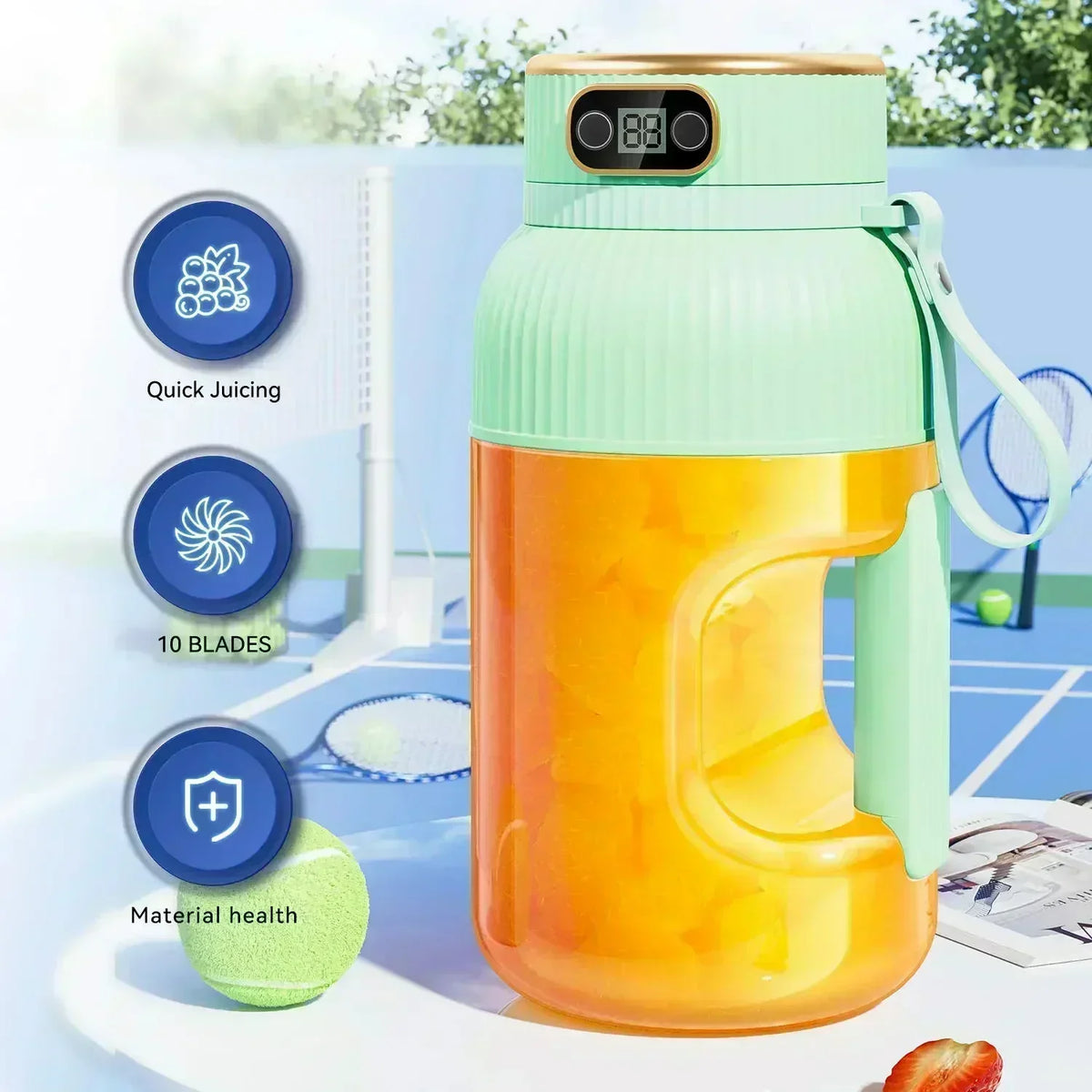 🍎🍓🍉【FREE SHIPPING】2026 New Style Hot Sale🍊 Multifunctional Portable Juicer Cup