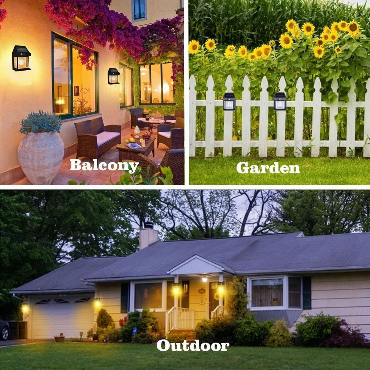 ✨ 50% OFF! 🏡 Solar Tungsten Wall Light – Auto-on, warm glow & wire-free ✨