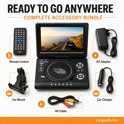 ⏳Time-Limited Special⏰7.8" HD Portable DVD/EVD Player📺