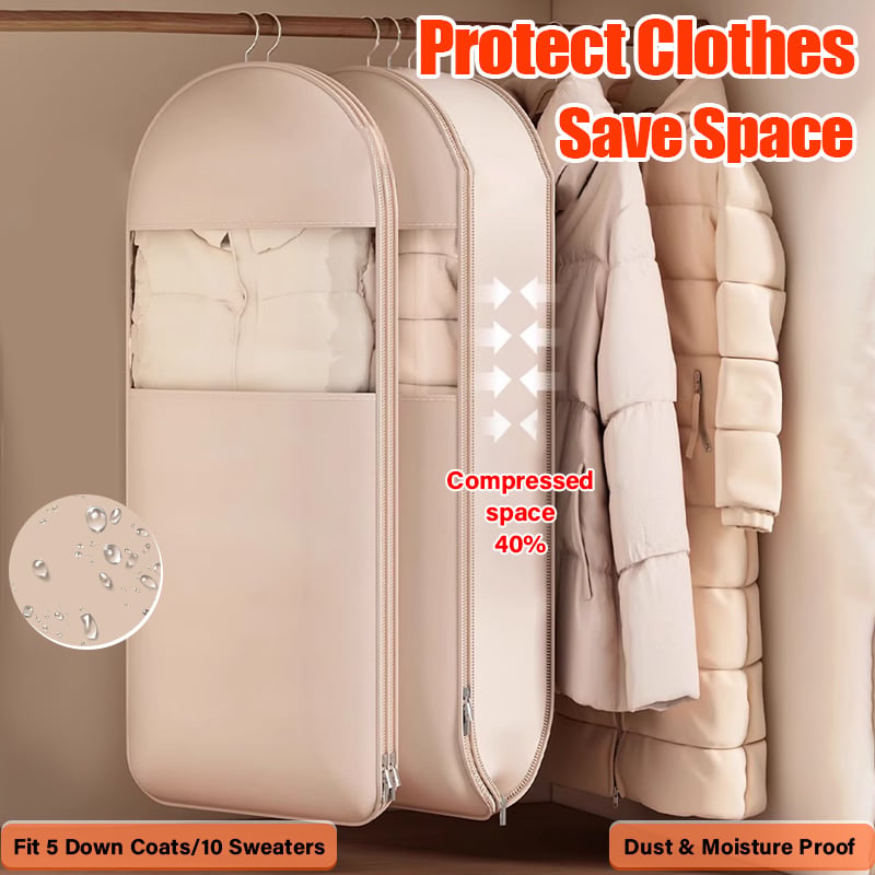 ❤️‍🔥Space Saving Hanging Garment Bag with Self Compression Zipper