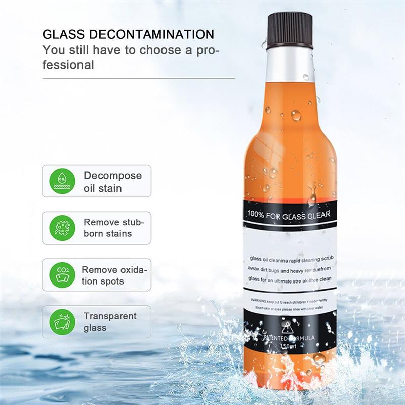 🔥HOT SALE🔥Car Glass Oil Film Stain Removal Cleaner