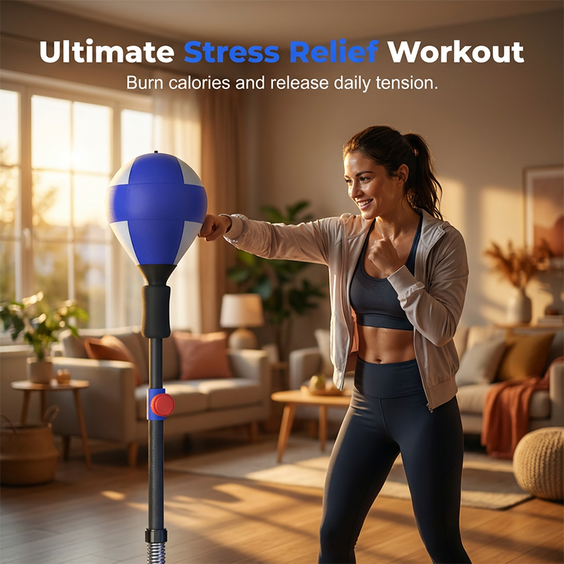 💎 50% OFF! 💎High-quality boxing speed ball with stand – height-adjustable for teens and adults – 360° rebound for stress relief and fitness – ideal for home use in bedrooms, living rooms, and gardens