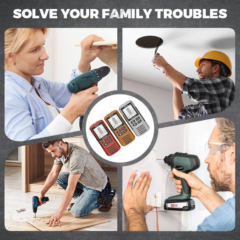 🔍 50% OFF NOW! ⚡ Multifunctional Handheld Metal & Wall Detector – Finds Studs, Pipes & Wires, Easy-to-Read LCD 🔧