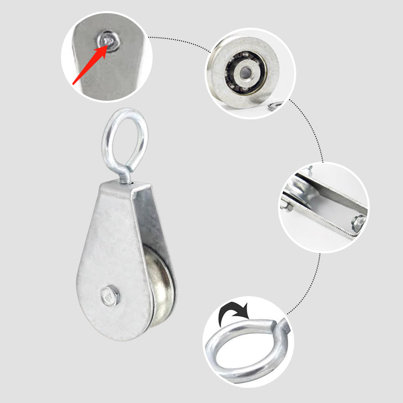Cable Pulley Rotation Traction Wheel