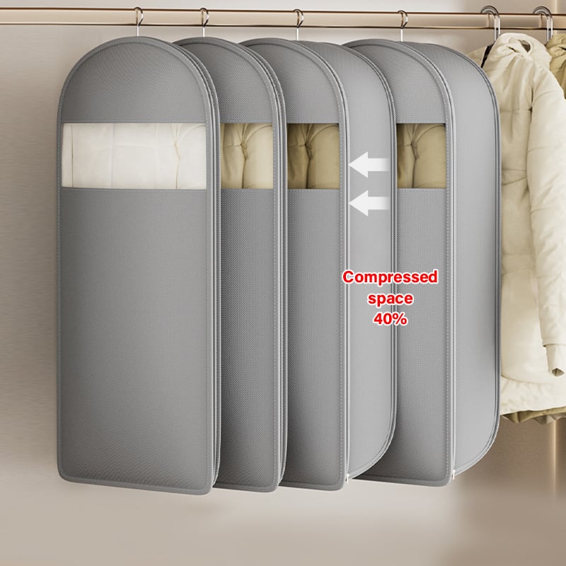 ❤️‍🔥Space Saving Hanging Garment Bag with Self Compression Zipper